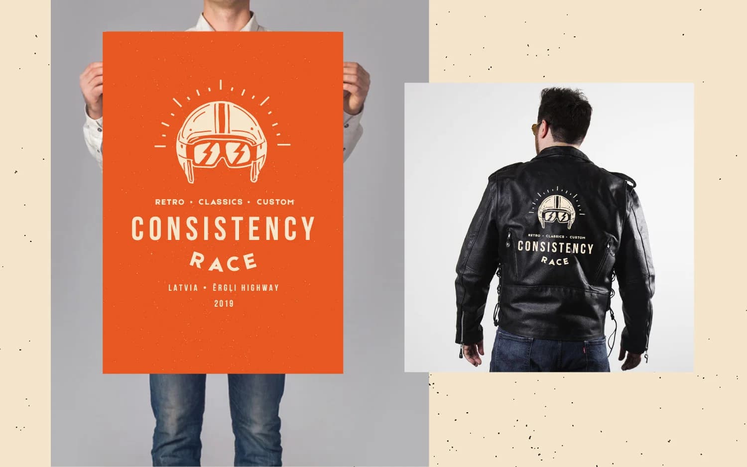 Consistency race: Logo sistēmas dizains, ilustrācija, 6