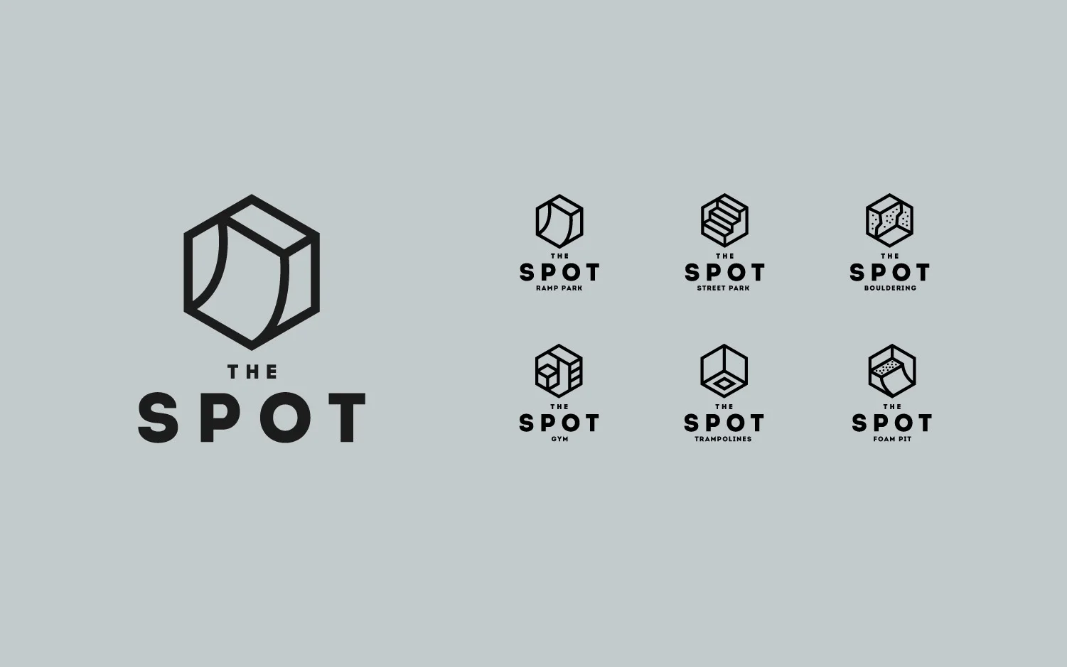 The Spot: Zīmola nosaukums, logo sistēmas dizains, zīmola identitātes koncepts, zīmola grāmata, 2
