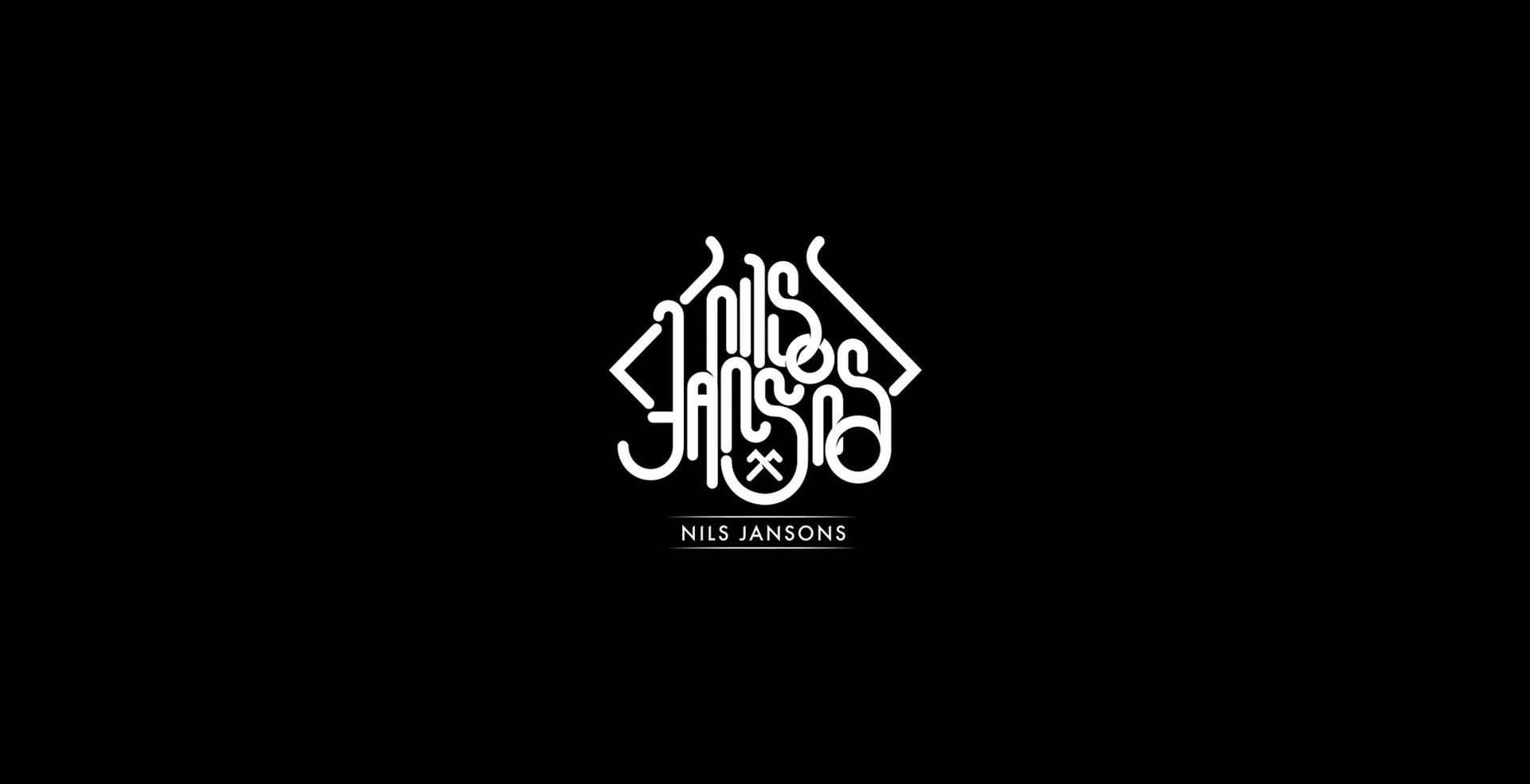 Nils Jansons Remz skates: Logo dizains, tipogrāfija