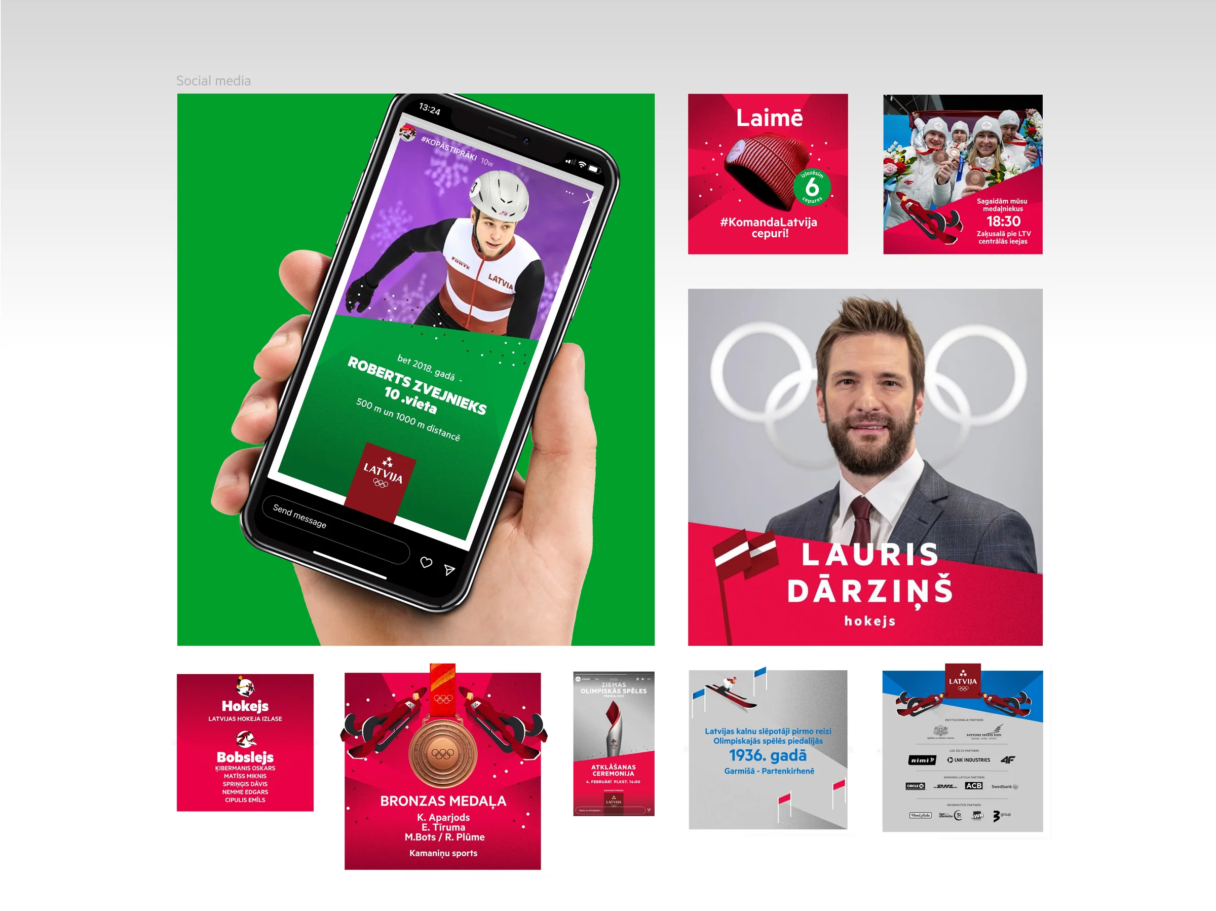 Team Latvia X Beijing Olympic Games 2020: Zīmolvedība, sociālo mediju kampaņa, 1