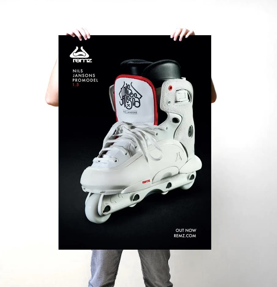 Nils Jansons Remz skates: Logo dizains, tipogrāfija, 8