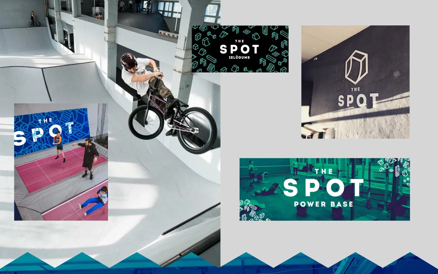 The Spot: Zīmola nosaukums, logo sistēmas dizains, zīmola identitātes koncepts, zīmola grāmata, 7